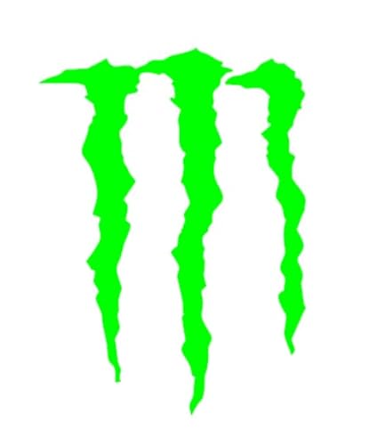 Monster Decal - Multiple Sizes and Colors Available - Drink Energy Racing Motocross ATV