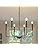 ONESMING Modern Black Chandelier for Dining Room,Metal 6-Light Kitchen Light Fixtures,Farmhouse Candle Hanging Pendant Light for Living Room Entryway Foyer Bedroom (Bulbs Not Included)