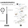 Belio String Light Hanging Kit，Stainless Steel Cable for Outdoor Lights，Globe String Light Suspension Kit Include 182 FT Wire Rope Cable Turnbuckle and Hooks