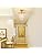 FRIXCHUR Mini Size Crystal Chandelier Modern Flush Mount Ceiling Light 3 Tiers Raindrops Crystal Pendant Lighting Fixture Decoration for Bedroom Hallway Living Room,E26 Base,Gold