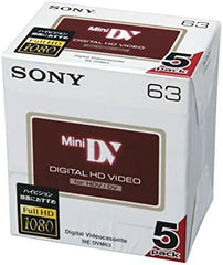 Sony DVM63 HD DVC Mini Tape - 5 Pack