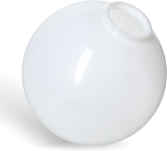 KastLite 12" White Acrylic Lamp Post Globe | Smooth Textured with 3.91" Fitter Neck | Manufactured in the USA