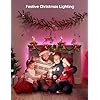 Govee Smart WiFi LED Strip Lights, 50ft RGB Led Strip Lighting Work with Alexa and Google Assistant, Color Changing Light Strip, Music Sync, LED Lights for Bedroom, Gaming, Christmas, Easy to Install