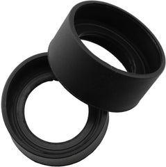 LQ Industrial Eyepiece Eye Cup 1Pair Soft Rubber Eyepiece Cover Eyepiece Guard for 32-36mm Stereo Microscope(Flat Angle)