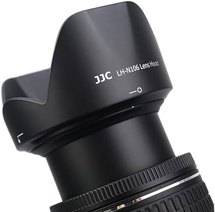 JJC HB-N106 Reversible Dedicated Lens Hood Shade for Nikon AF-P DX 18-55mm f/3.5-5.6G VR, AF-P DX 18-55mm f/3.5-5.6G Lens on Nikon D3500 D3400 D5600 D7500 Camera (NOT for Older Nikon 18-55mm Lens)