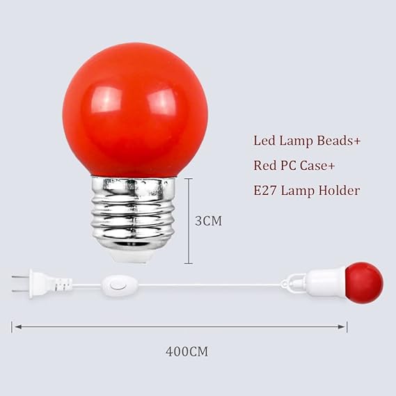 Fuyunohi Darkroom Safelights Hanging Led Red Light Lamp Darkroom Equipment