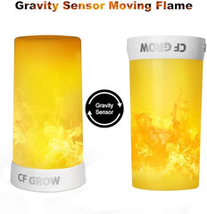 LED Flame Light, Flame lamp Candles Fire Lanterns Outdoor Hanging Lamps,USB Rechargeable Waterproof Dimmable 4 Modes Lantern,Outdoor Flickering Light Bulb with Gravity Sensing Effect&Magnetic Base