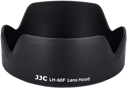 JJC EW-60F Reversible Lens Hood for Canon RF-S 18-150mm F3.5-6.3 is STM Lens on EOS R7 R10 & for Canon EF-M 18-150mm F3.5-6.3 is STM on EOS M50 M6 Mark II M M2 M3 M5 M200 M100 M10 Mirrorless Camera