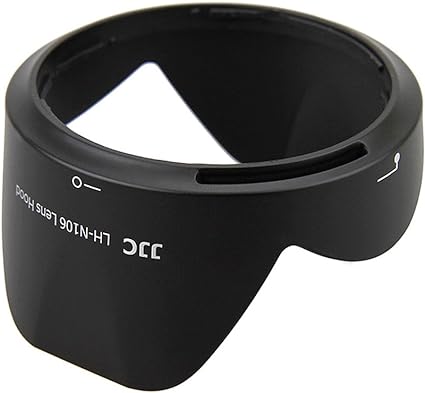 JJC HB-N106 Reversible Dedicated Lens Hood Shade for Nikon AF-P DX 18-55mm f/3.5-5.6G VR, AF-P DX 18-55mm f/3.5-5.6G Lens on Nikon D3500 D3400 D5600 D7500 Camera (NOT for Older Nikon 18-55mm Lens)