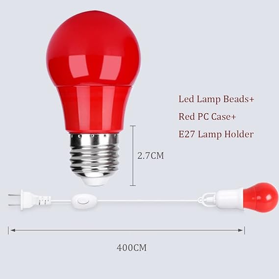 Fuyunohi Darkroom Safelights Hanging Led Red Light Lamp Darkroom Equipment