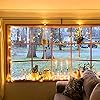 JMEXSUSS Warm White String Lights Indoor, 33ft 100 LED Christmas Lights Outdoor Waterproof Clear Wire, 8 Modes Plug in Fairy Twinkle Lights Bedroom