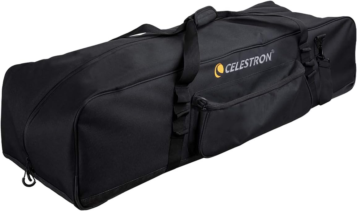 Celestron – 40” Telescope Bag – Storage & Carrying Case for Telescope, Mount, Tripod, and Accessories – Configurable, Padded Internal Walls – Bonus Padded Accessory Bag