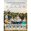 Outdoor String Lights 25 Feet G40 Globe LED Patio Lights with 13 Edison Plastic Bulbs(1 Spare), Waterproof Connectable Hanging Lights for Porch Decor