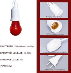 Fuyunohi Darkroom Safelights Hanging Led Red Light Lamp Darkroom Equipment