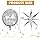 8 PCS 22Inch Silver Disco Ball Ballons, 4D Large Foil Balloons with Metallic Star for 70s Disco Dance Birthday Party Graduation New Year Decoration