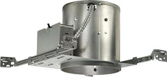 Juno IC22 W G 6" IC-Rated Universal Incandescent Housing with Push in Electrical Connectors and Air-Loc Gasket, 6 Inches, New Construction