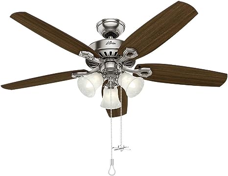 Ceiling Fan Pull Chain, 120" Rust Proof Copper 3mm Beaded Ball Light Pulls Extension Chains with 12 Connectors, Silver