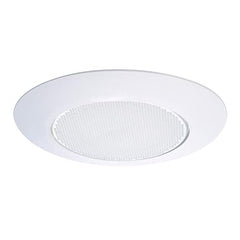 HALO 70PS Recessed Light Trim with Frosted Albalite Lens, White, 6 in.