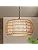 Rattan Farmhouse Chandelier Light Fixtures, 5-Lights Boho Large Pendant Light,Hand Woven Chandeliers for Dining Room with Fabric Shade,Rustic Chandeliers Hanging Light Fixtures for Kitchen Island