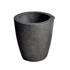 #3 6KG Metal Cap. MegaCast™, Foundry Clay Graphite Crucibles Black Cup Furnace Torch Melting Casting Refining Gold Silver Copper Brass Aluminum