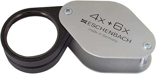 Eschenbach 1187 Professional Precision Inspection Loupe, 4X, 6X, 10x