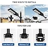 Light Pole Mount, 20" Solar Lighting Mounting Bracket Extension Pole Kitfor Solar Street Light, Lights Fixture Antenna Adaptor Outdoor Arm for Street Light, Wall Mounted Tire, Barn Lamp, Post Tree