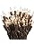 612 Vermont 100 Clear Mini Christmas String Lights on Brown Wire Cord, UL Approved for Indoor/Outdoor Use, 18 Foot of Lighted Length, 20 Foot of Total Length