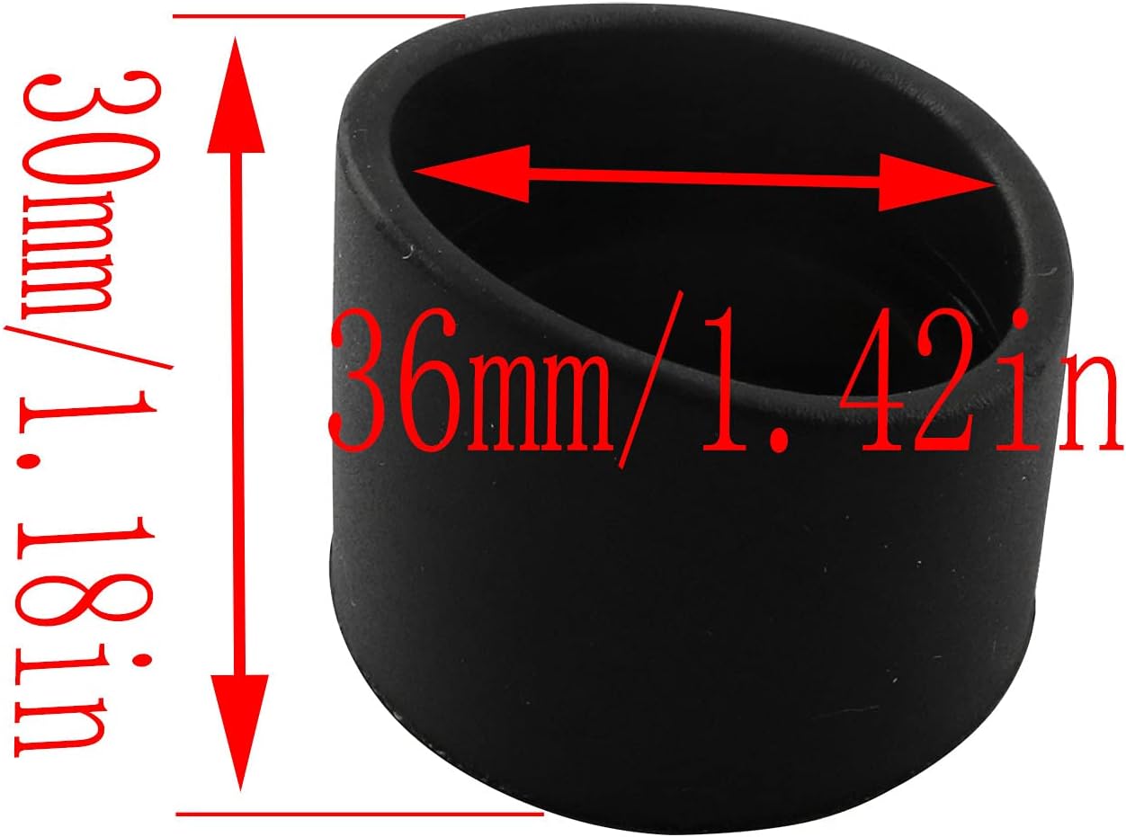 LQ Industrial Eyepiece Cover 2PCS 36mm Inner Diameter Binocular Rubber Eyepiece Eye Guards Cups Shield for 32-36mm Stereo Microscope Eyepieces Eyeshields