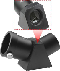 Alstar 1.25" 45-Degree Diagonal Prism Optical Prism Inside Rather Than a Mirror which Makes Your Image Clear and Sharp