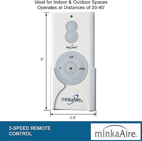 Minka-Aire Hand-Held Remote Control System - White - RCS223