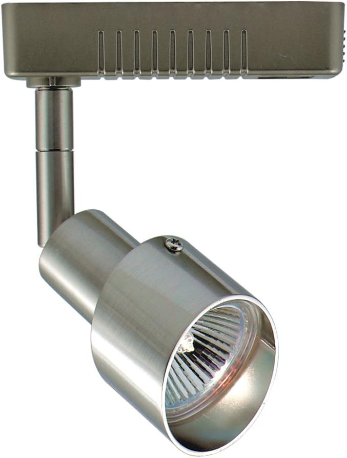 Jesco Lighting HLV24050SC Mini Deco 240 Series Low Voltage Track Light Fixture, 50 Watt, Satin Chrome Finish