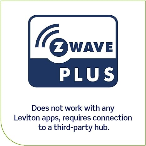 Leviton ZW4SF-1BW Decora Smart 4 Speed Fan Controller with Z-Wave Technology, 1 Pack, White