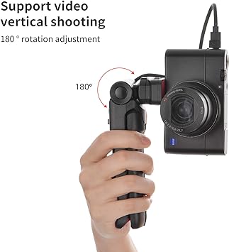 Newmowa Mini Shooting Grip vlog Camera Grip for Sony Vlogger Grip for Sony ZV1 RX100 VII RX100M2 RX100M3 RX100M4 RX100M5 RX100M7 A6000 a6100 a6300 A6400 A6500 A6600