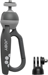 JOBY HandyPod Clip Action Mini Tripod with Carabiner for Action Camera, Compatible with GoPro Range, HERO12, Insta360, Compact Camera Sony ZV-1 II (JB01838-BWW)