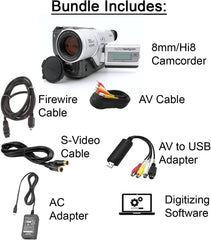 8mm Video Tape Player for Playing 8mm Tapes and Digitizing Tapes