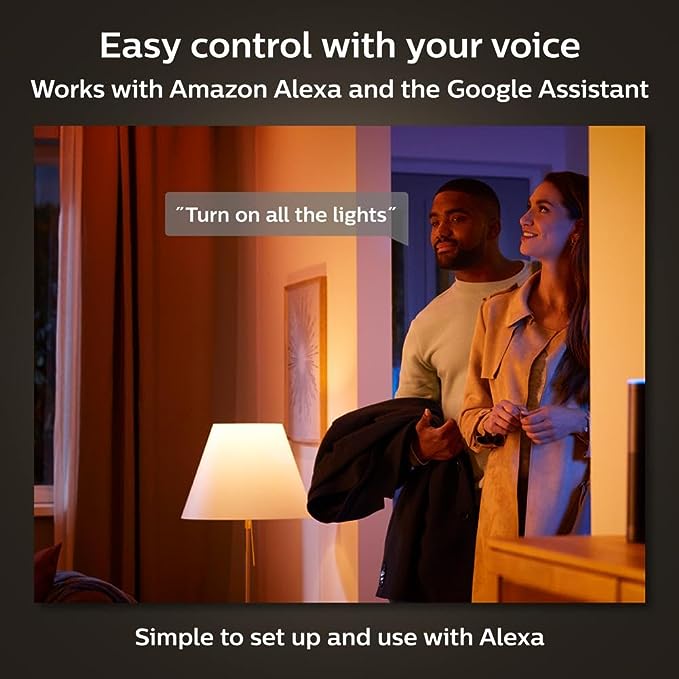 Philips Hue Smart Recessed 6 Inch LED Downlight - White and Color Ambiance Color-Changing Light - 1 Pack - 1100LM - Indoor - Control with Hue App - Works with Alexa, Google Assistant and Apple Homekit