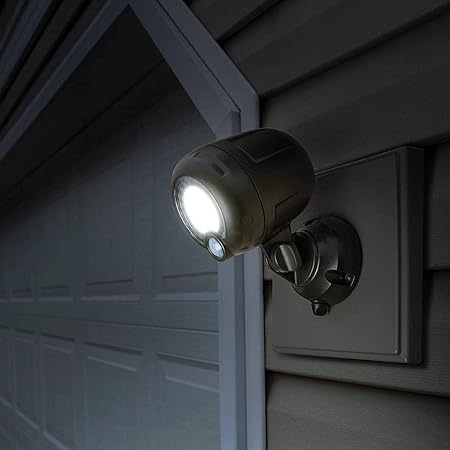 Beams MB360XT 200 Lumen Wireless Battery Operated Powered Motion Sensing LED Spotlight, 2-Pack, Brown