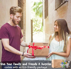 BILOLLY Gifts for Women, Solar Lights for Outside Garden with Succulent and 8 LED Lights and Stump, Lawn Decor Tortoise Statue for Garden, Balcony, Home Decor, Unique Housewarming Gifts for Mom Wife