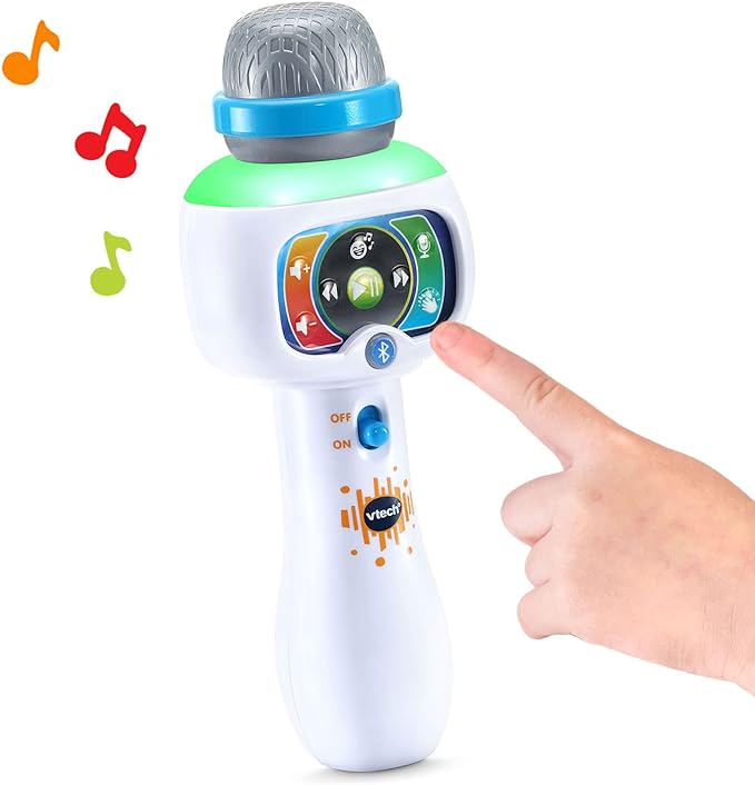 VTech Sing It Out Karaoke Bluetooth Microphone , White