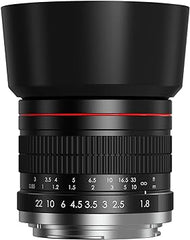 Lightdow 85mm F1.8 Medium Telephoto Manual Focus Full Frame Portrait Lens for Canon EOS Rebel T8i T7i T7 T6 T3i T2i 4000D 2000D 1300D 850D 800D 600D 550D 90D 80D 77D 70D 50D 6D 5D etc