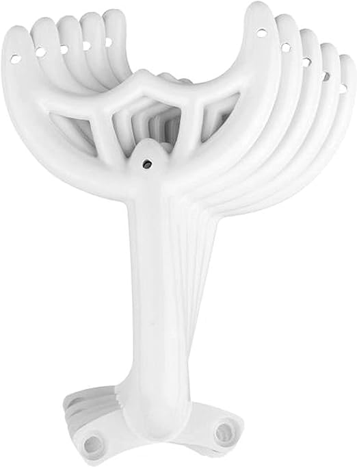 OHLECTRIC Ceiling Replacement Fan Blade Arms - Perfect for Fitting With 42" Fan Blades - Mounting Instruction Hardware Included - White Arms - Set of 5 - OL-45347