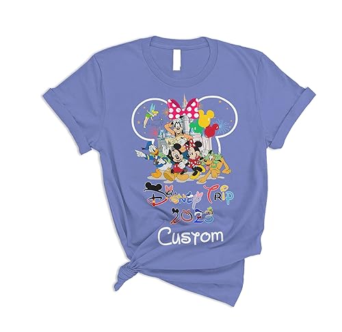 Travel Vacation 2023 2024, Trip Essentials Shirts, land Family Matching Shirts, Mickey & Minnie Personalized Family Outfit, Travel Custom T-Shirts