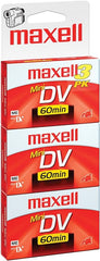 Maxell 298016 Mini Dv Cassettes 3 Count