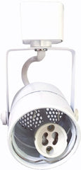 KING SHA White GU10 Line Voltage Track Lighting Head (Bulb NOT Included) Compatible H Type 3-Wire Single Circuit Track Systems,ETL-Listed