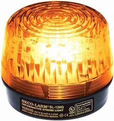 Seco-Larm SL-126Q/A Xenon Tube Strobe Light, Amber, Easy 2-wire Installation, Low Current Consumption, 300 Continuous Hours Lifespan, High-impact Resistant Acrylic, For 6 to 12V Use