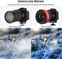 NEEWER USB Lens Heater, 20"/500mm Lens Warmer for DSLR Camera and Telescope, 3 Temperature Regulator Settings, Dew Heater Strip Prevents Dew, Fog & Condensation for Telescope Camera Astrophotography