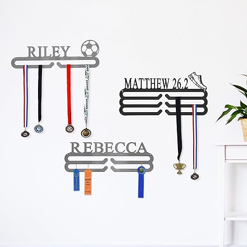 Medal Hanger Display Holder Rack for Awards or Ribbons - Medal Holder Medal Display Medal Holder Display Medal Rack Running Medal Display Medal Holder for Wall Medals Display Hanger Awards Hanger