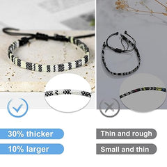 Mens Bracelet set Handmade Adjustable Size Easy to Wear Waterproof Bracelets Suitable for Surfer Suitable for Men as Gift (B) Visit the GZXYA Store