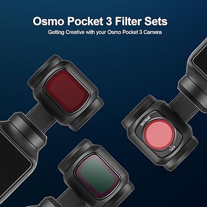 Skyreat Black Mist Filter for DJI Osmo Pocket 3, Creative Filter Beauty Soft Filters for DJI Osmo Pocket 3 Creator Combo Camera Accessories