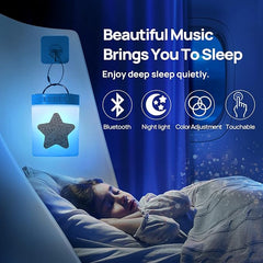 Night Light Bluetooth Speaker, DIY Touch Control Bedside Lamp Dimmable Multi-Color Changing, TWS Table Lamp for Bedroom, Best Birthday Gift Ideas for 10 11 12 13 14 Year Old Teenage Girls/Boys